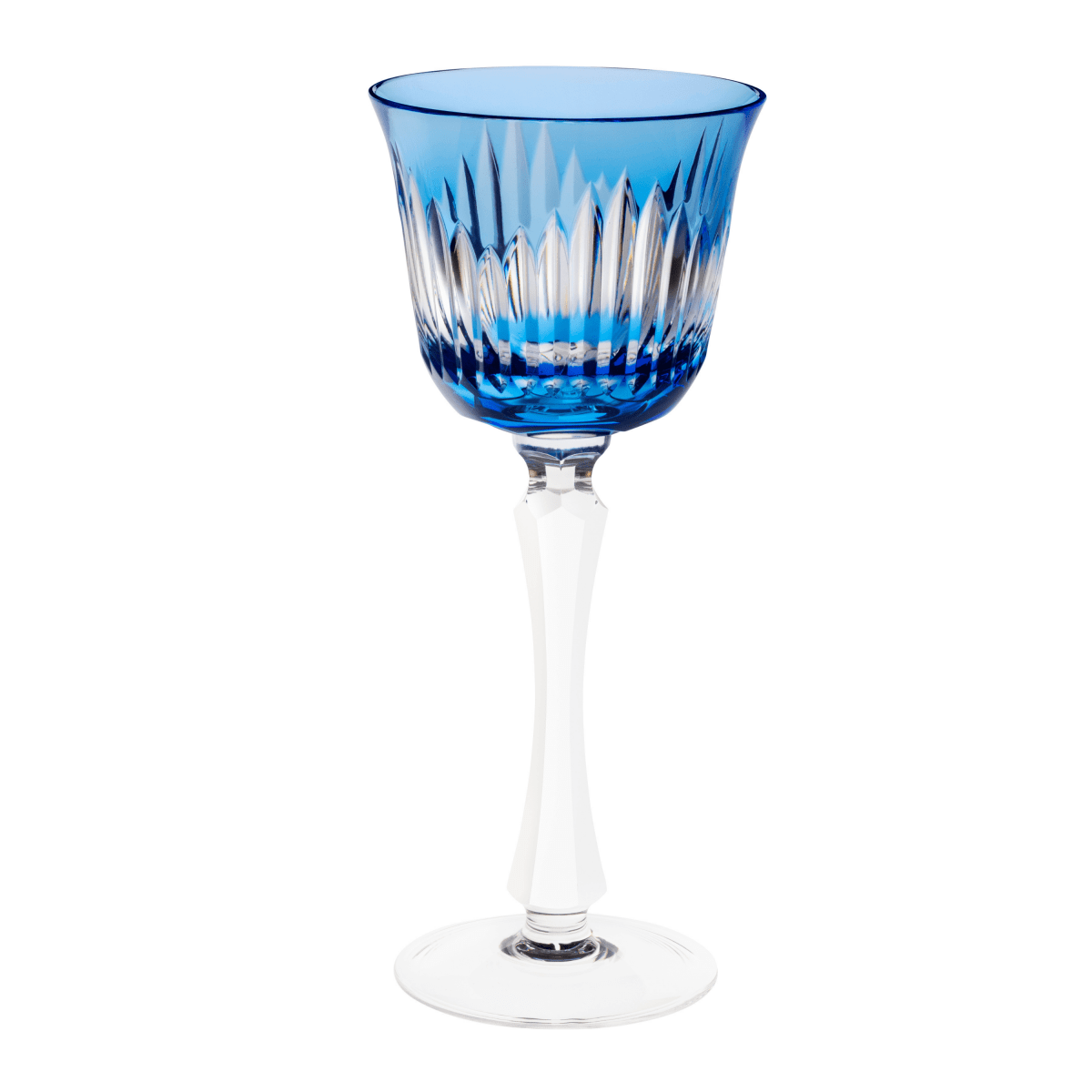 Chartres Bleu ciel Verre à vin rouge