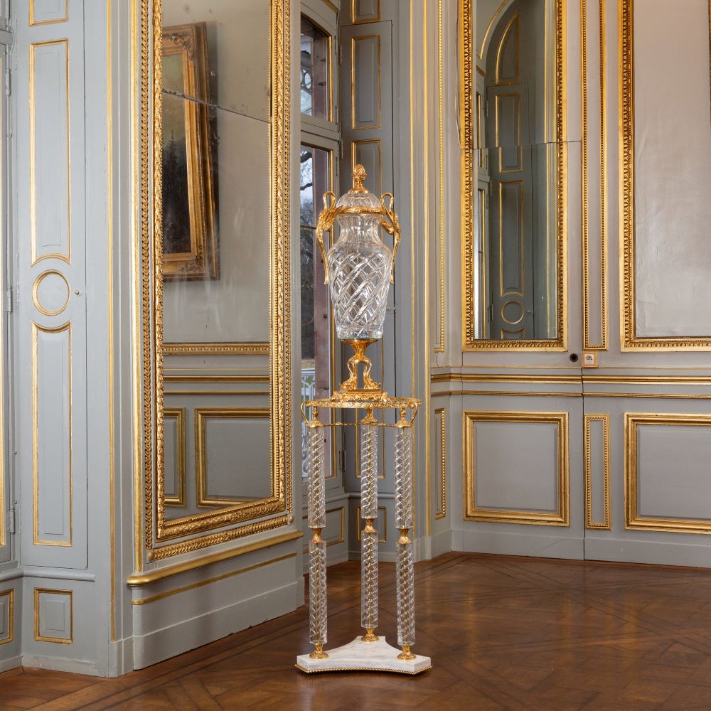 Cristallerie de Montbronn Grand vase Dauphin - Vase