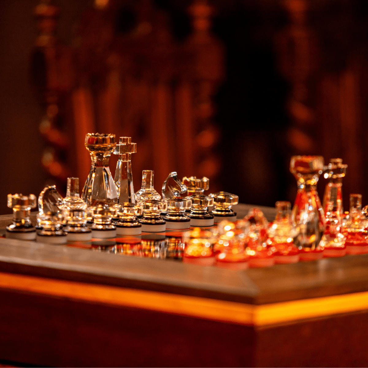 Cristallerie de Montbronn Jeu d'échec Napoléon - Set complet