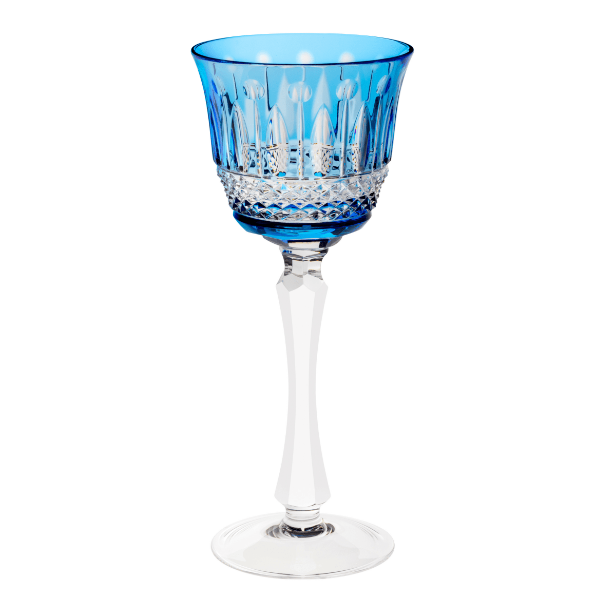Cristallerie de Montbronn Bleu ciel Zurich - Verre à vin rouge