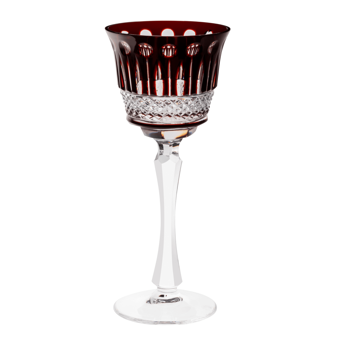 Cristallerie de Montbronn Rouge foncé Zurich - Verre à vin rouge