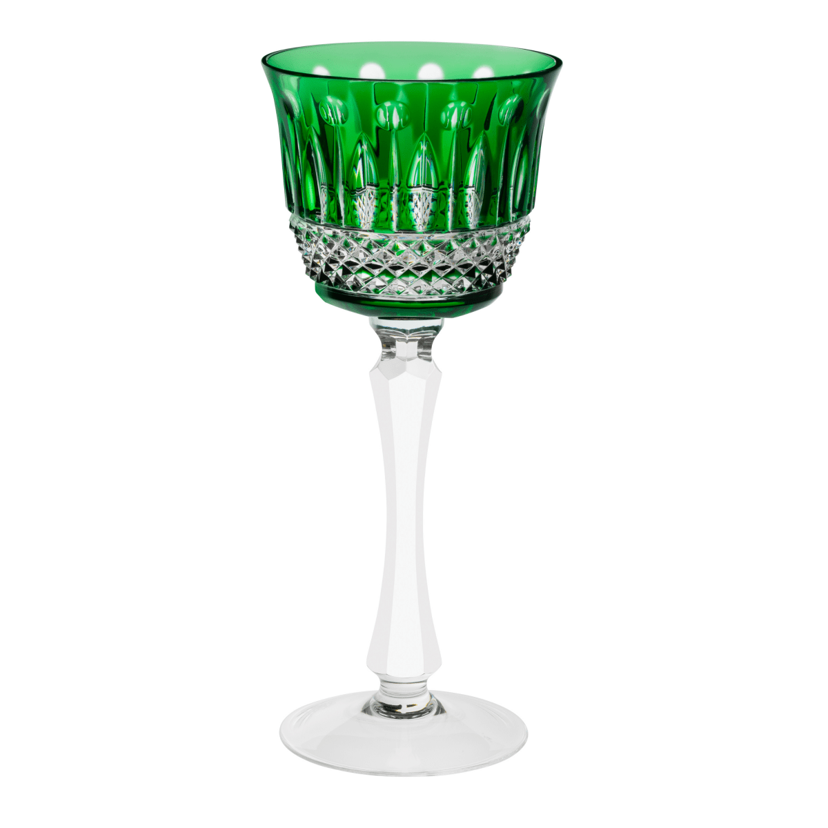 Cristallerie de Montbronn Vert foncé Zurich - Verre à vin rouge