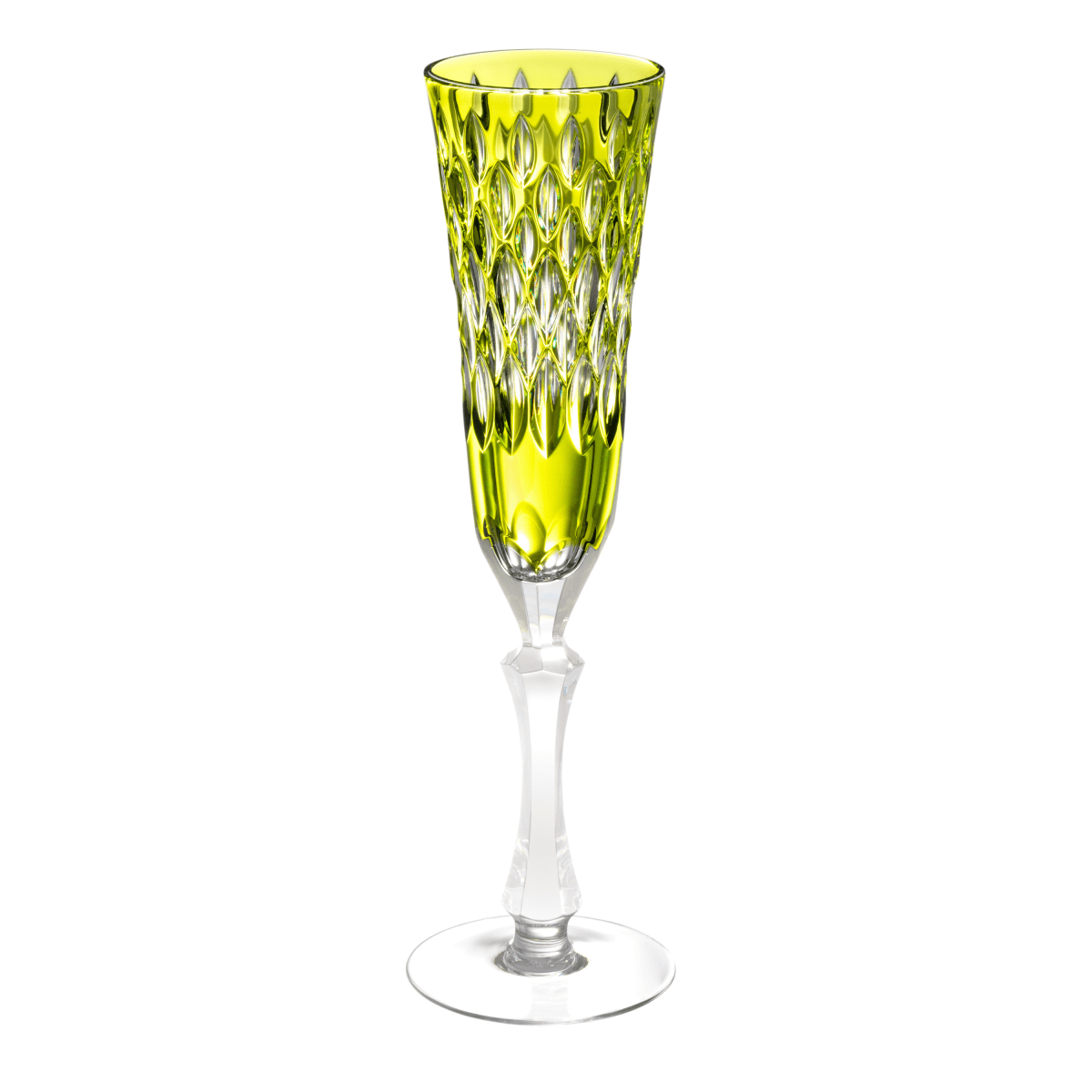 Flamme Flûte à champagne Vert pastel Flûte à champagne
