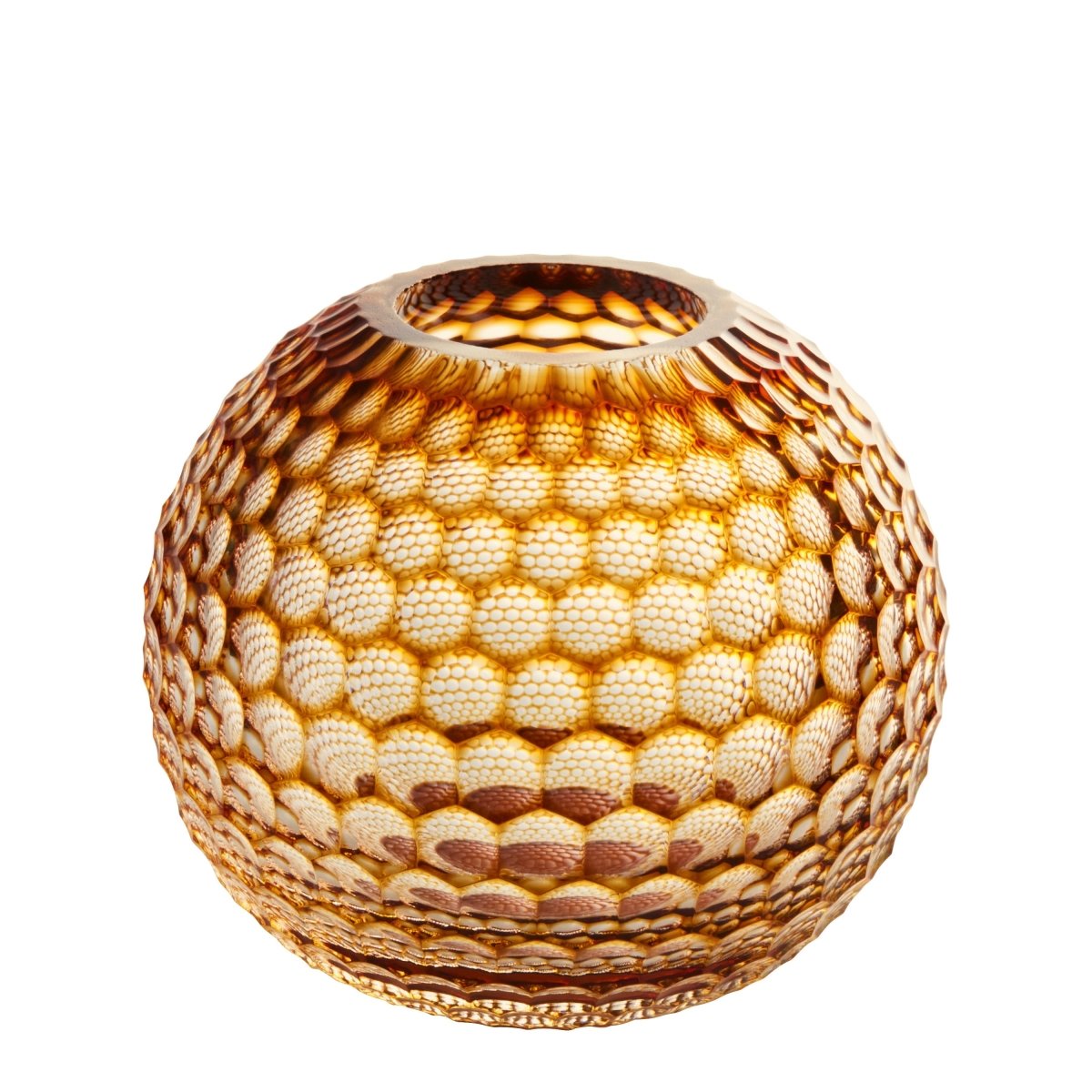Hive Vases Ambre Boule à fleurs