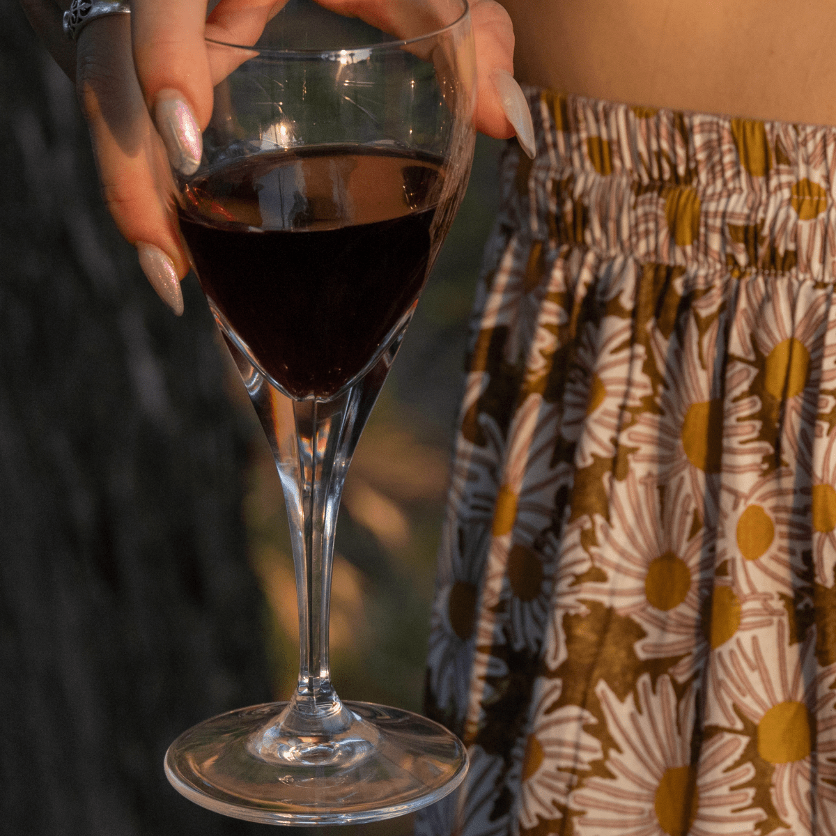 Longchamp Verre à vin rouge