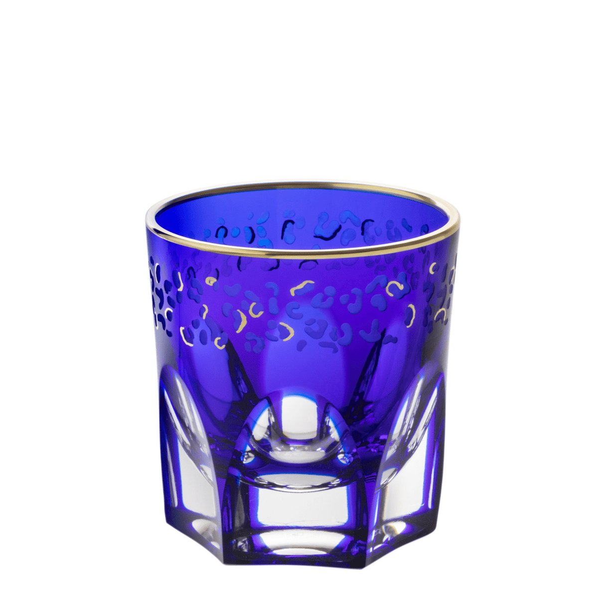 Sélina Verre à whisky Bleu foncé Old fashioned tumbler