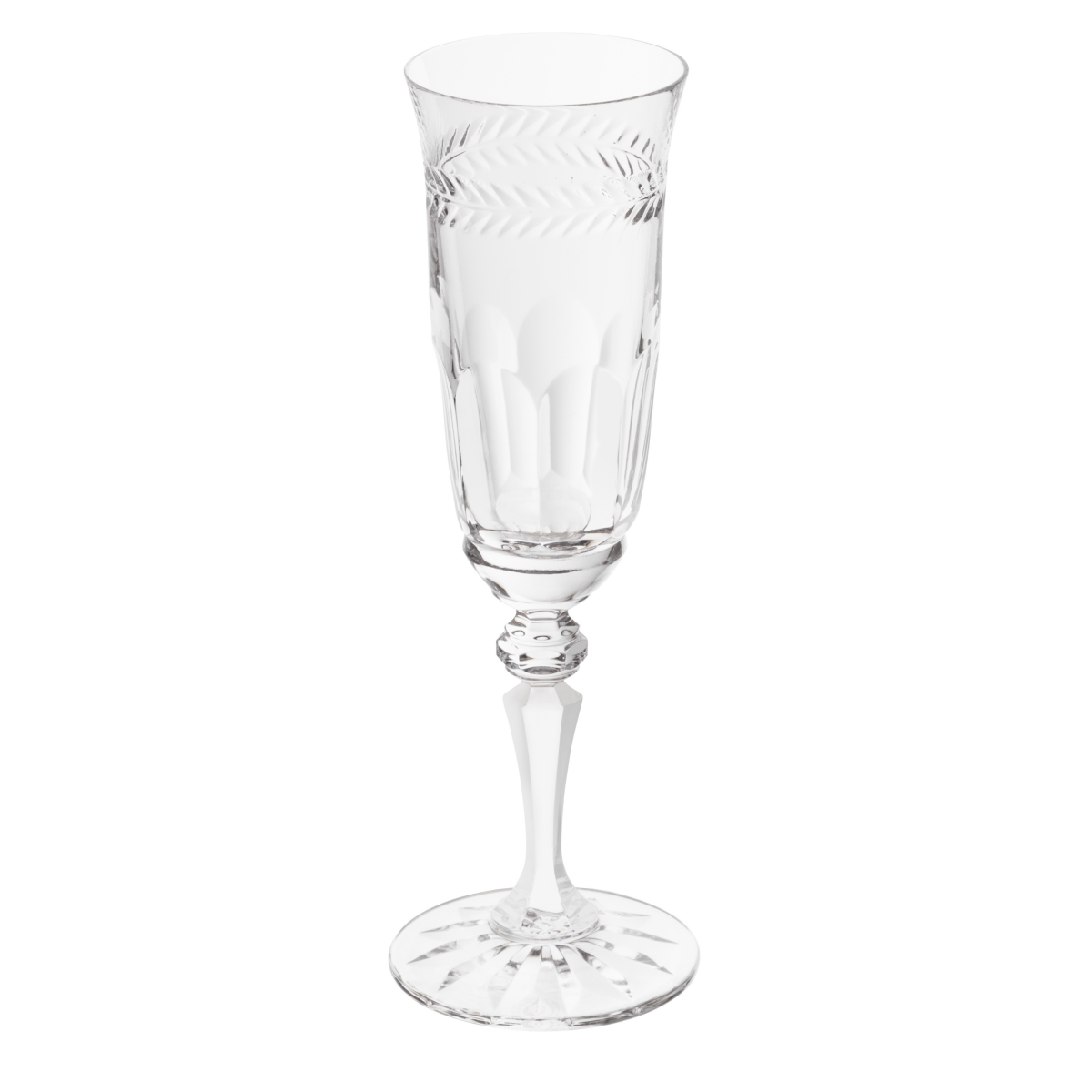 Chenonceaux - Flûte à champagne - Cristallerie de Montbronn-Flûte à champagne