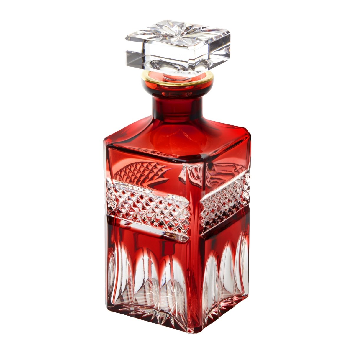 Cantate Rouge foncé Carafe à whisky