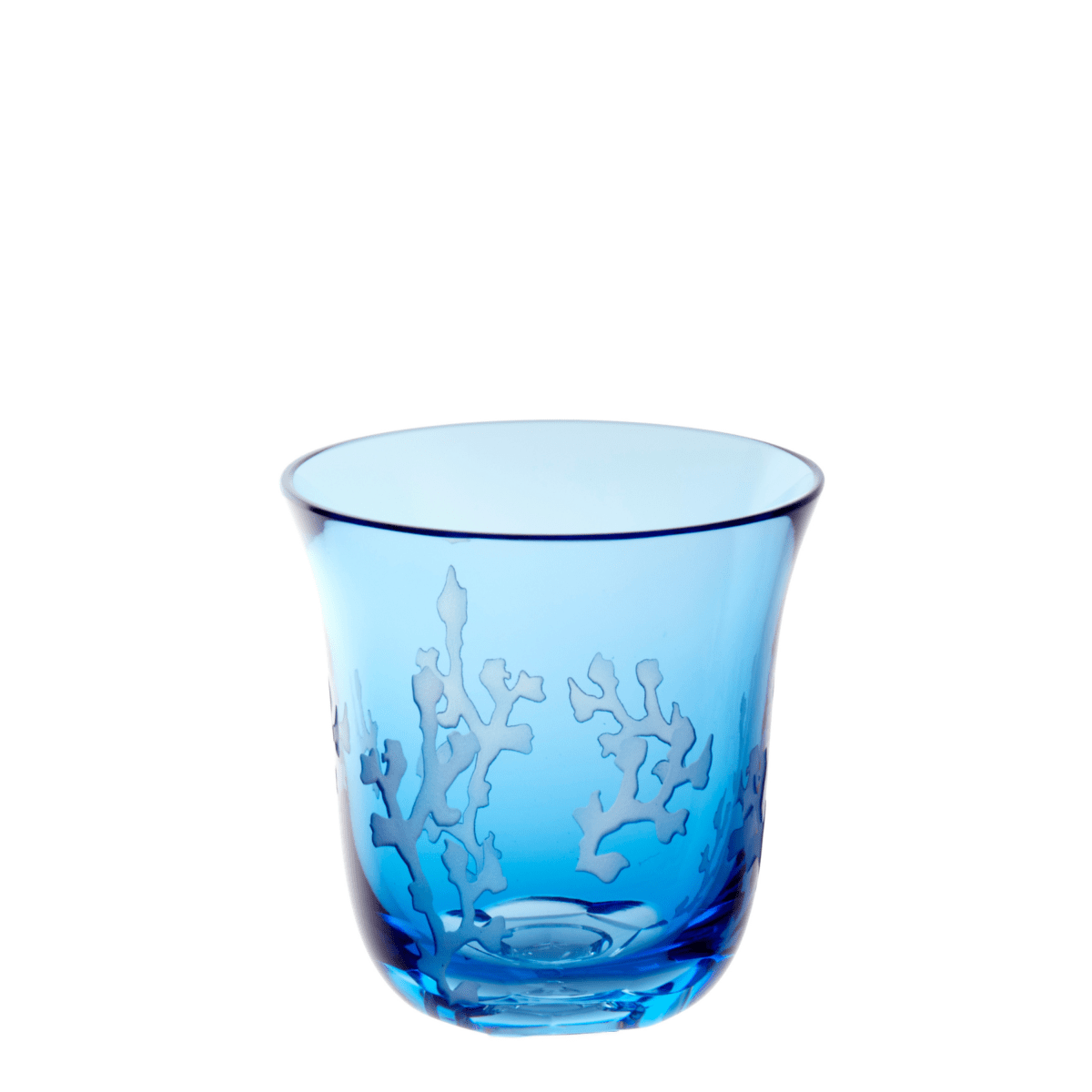 Cristallerie de Montbronn Bleu ciel Corail - Petit tumbler