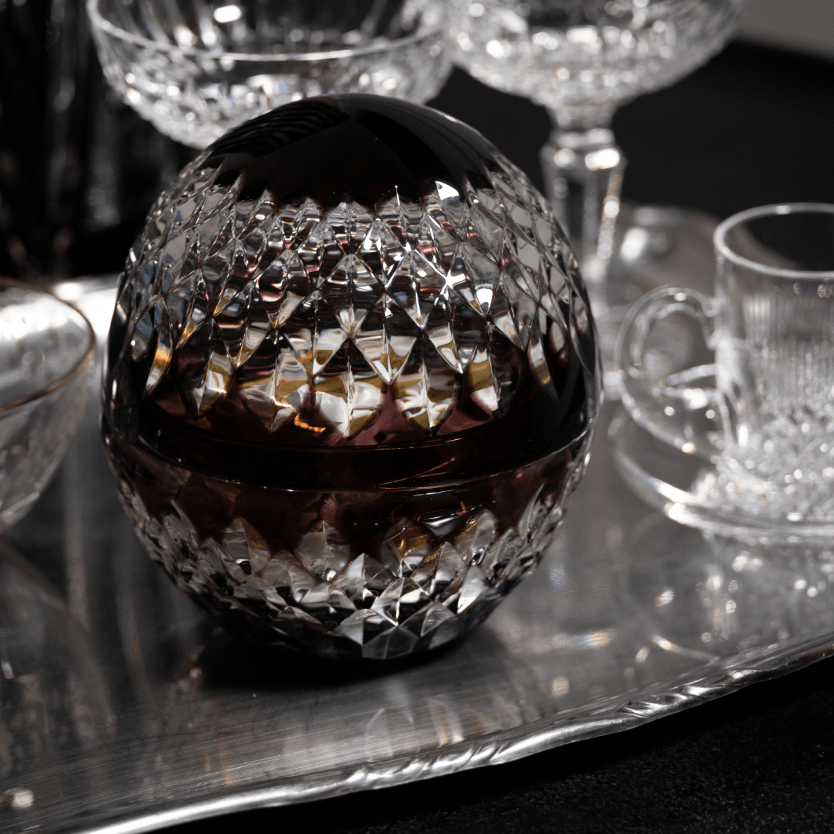 Flamme Bonbonnière boule Bonbonnière boule