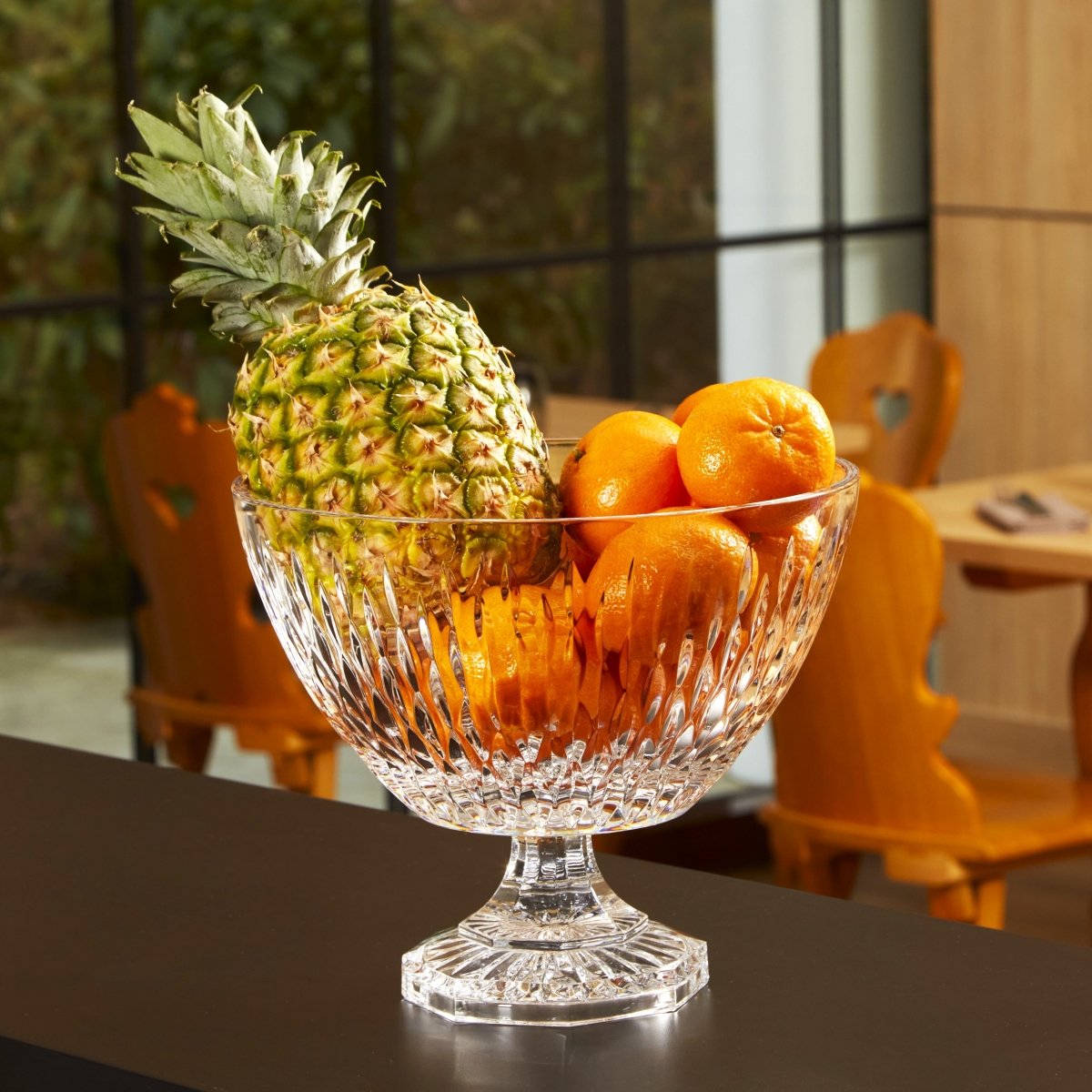 Flamme - Coupe à fruits - Cristallerie de Montbronn - 