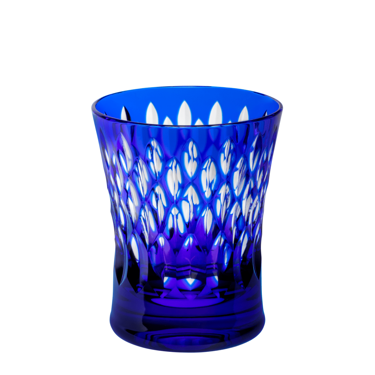 Flamme Verre à whisky Bleu foncé Grand tumbler