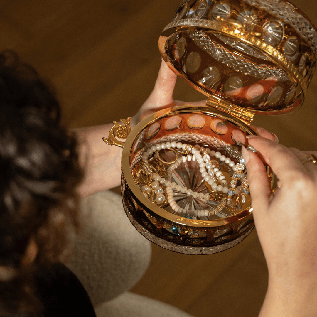 Gabrielle - Boîte à bijoux - Cristallerie de Montbronn - Boîte à bijoux