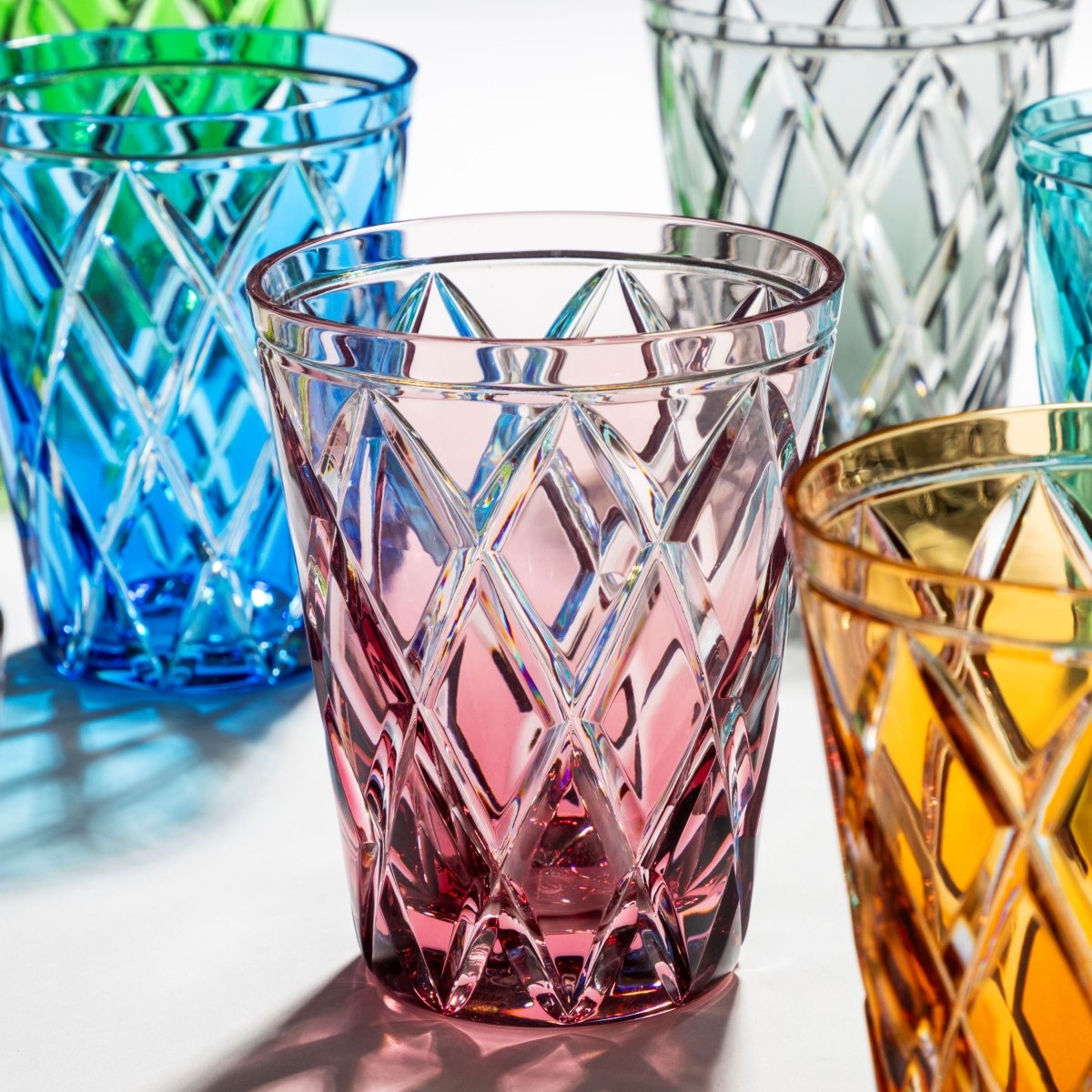 Harlequin - Tumbler - Cristallerie de Montbronn - 