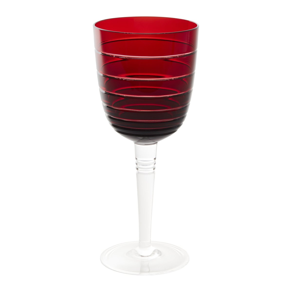 Saturne Verre à eau Rouge foncé Verre à eau