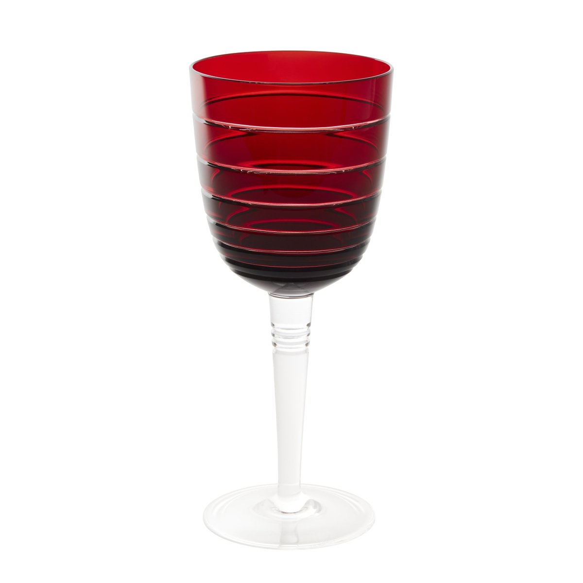 Saturne Rouge foncé Verre à vin rouge