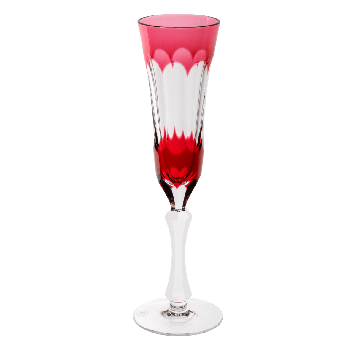 Toccata Rouge clair / Filet or Flûte à champagne
