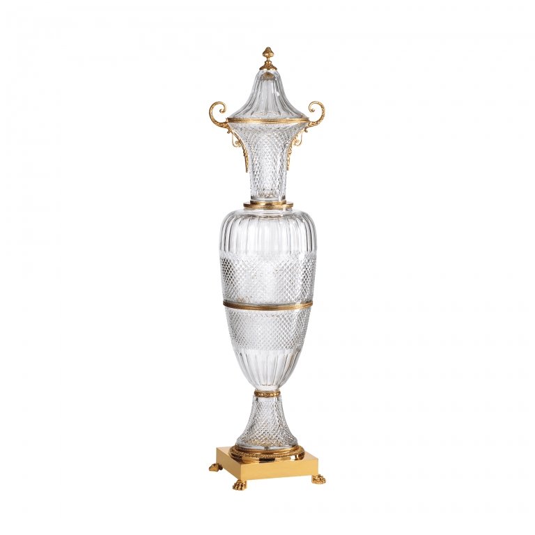 5 pièces - Vase - Cristallerie de Montbronn-