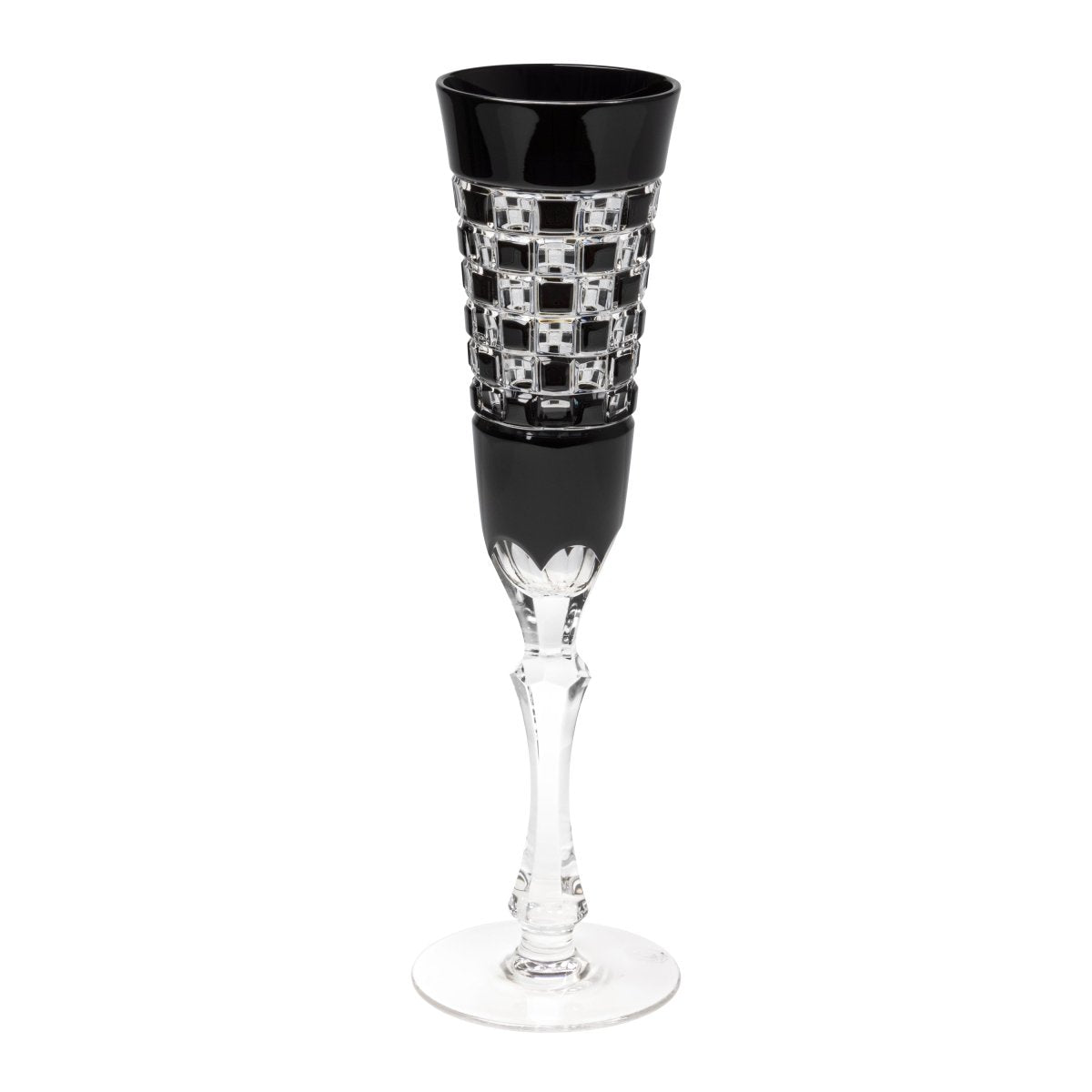 Black Diamond - Flûte à champagne - Cristallerie de Montbronn-Flûte à champagne
