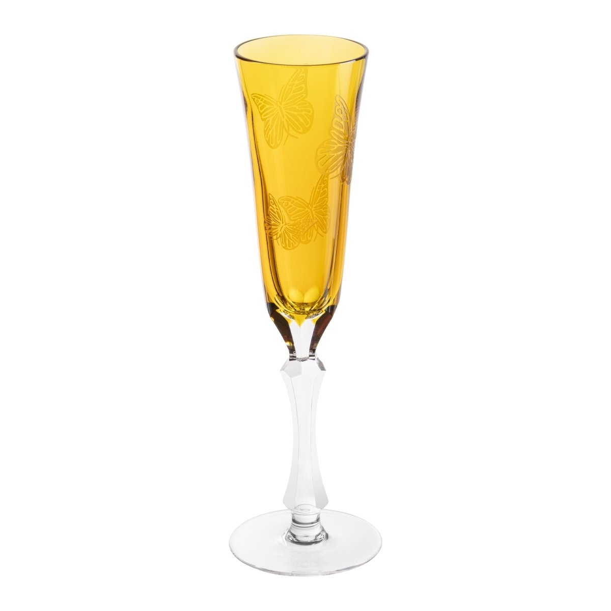 Butterfly - Flûte à champagne - Cristallerie de Montbronn-Flûte à champagne