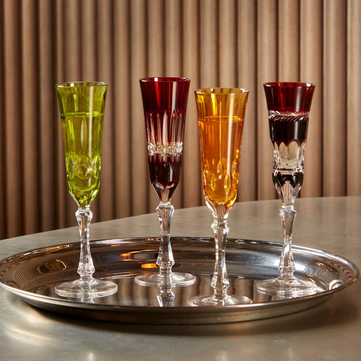 Chenonceaux - Flûte à champagne - Cristallerie de Montbronn-Flûte à champagne