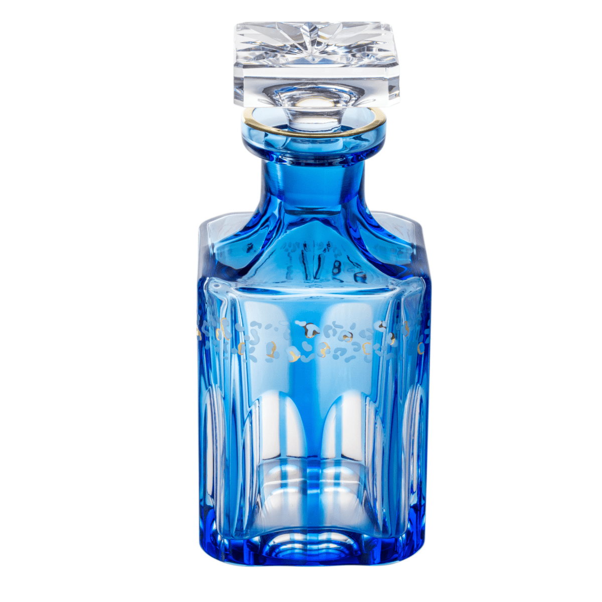 Cristallerie de Montbronn Carafe à whisky Bleu ciel Sélina - Carafe à whisky