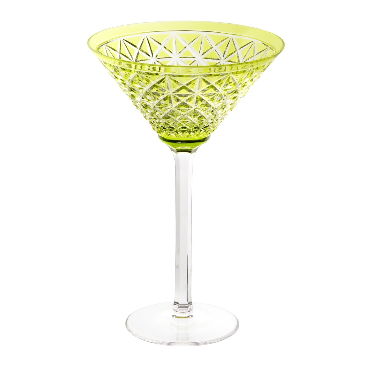 Cristallerie de Montbronn Cocktail / Martini Vert pastel Saphir - Cocktail