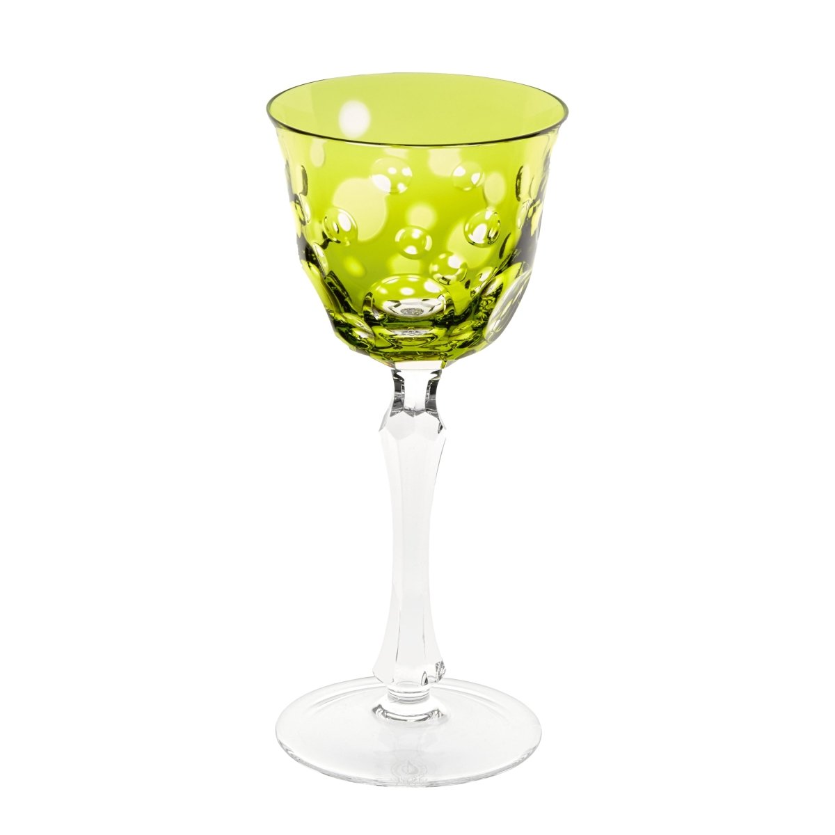 Cristallerie de Montbronn Verres à pied Vert pastel Staccato - Verre à vin blanc