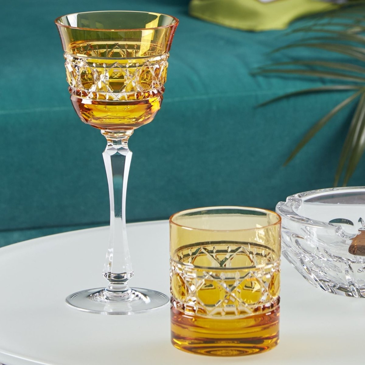 Jacquard - Old fashion - Cristallerie de Montbronn-Verre à whisky