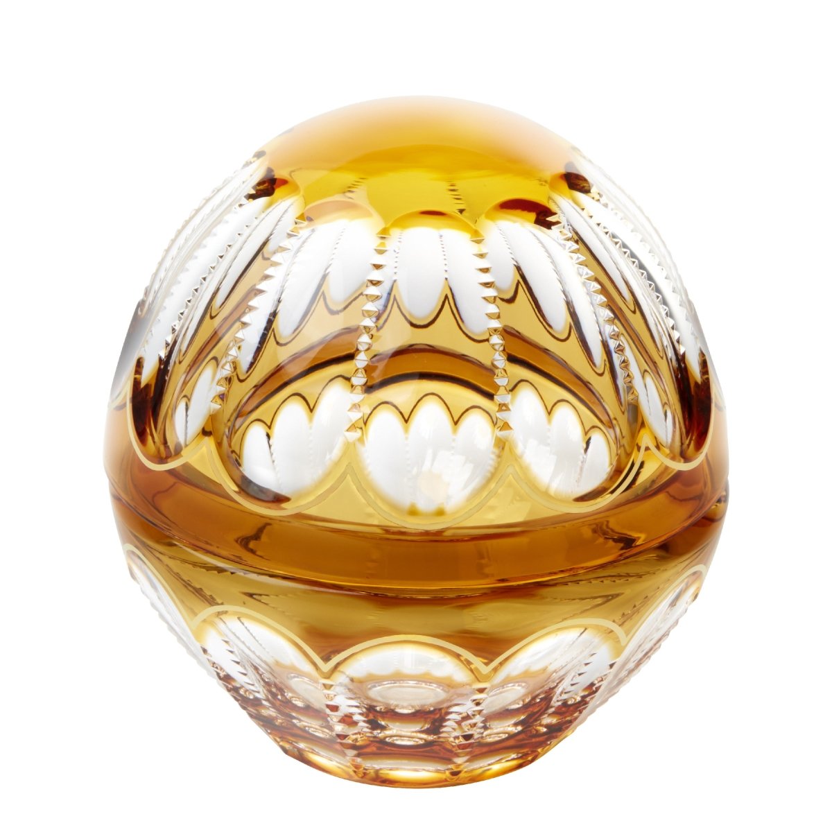 Opérette - Bonbonnière boule - Cristallerie de Montbronn-Bonbonnière boule